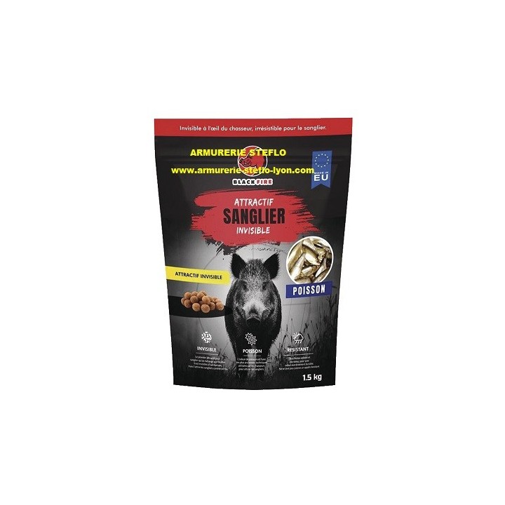 Black Fire attractif sanglier Invisible 1,5kg