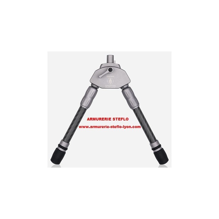 Bipied Spartan Pro Hunt carbone - 22/31cm - réglage par vis