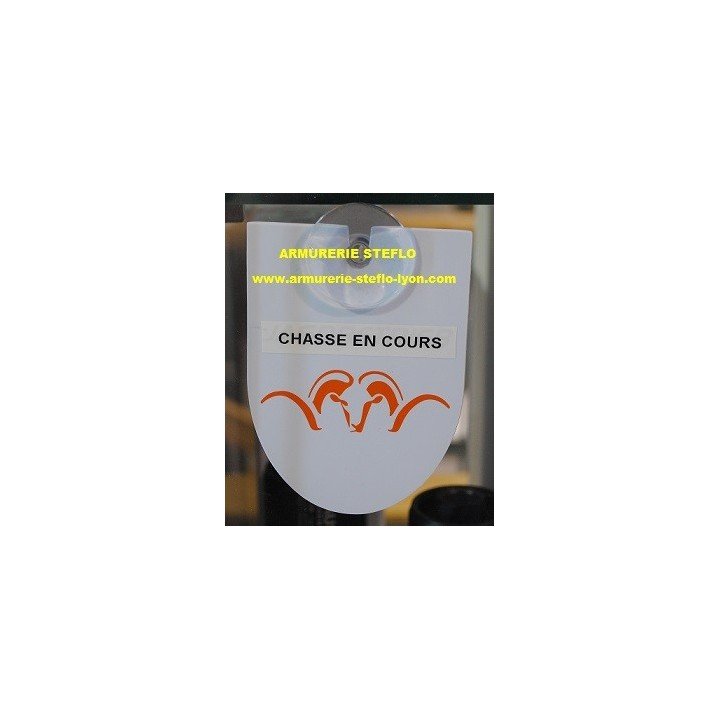 Drapeau "Chasse en cours" pour voiture - Blaser
