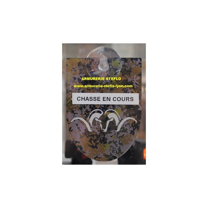 Drapeau "Chasse en cours" pour voiture - Blaser