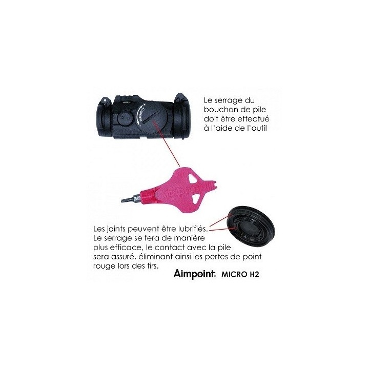 Aimpoint Micro H2 - 2MOA - Montage Tikka T3/T3X