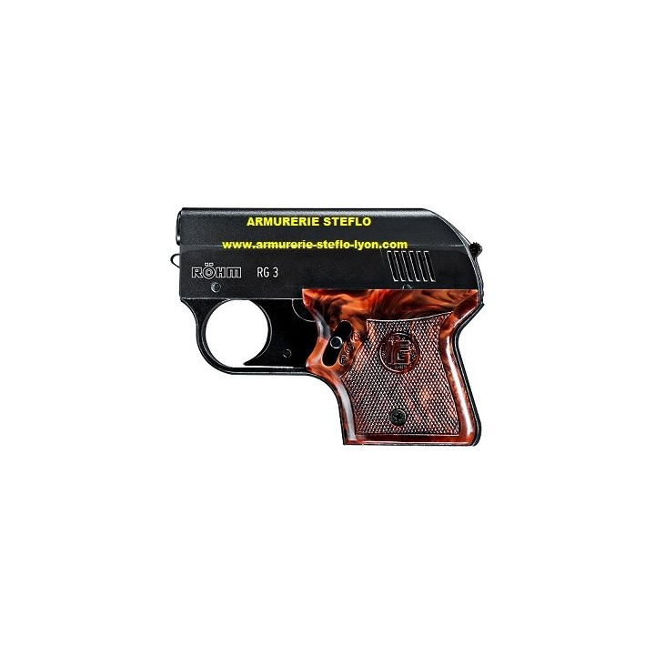 Röhm RG 3 pistolet - 6mm blanc - 6 coups