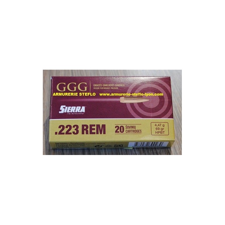 GGG 223R - HPBT 69grs - (x20)