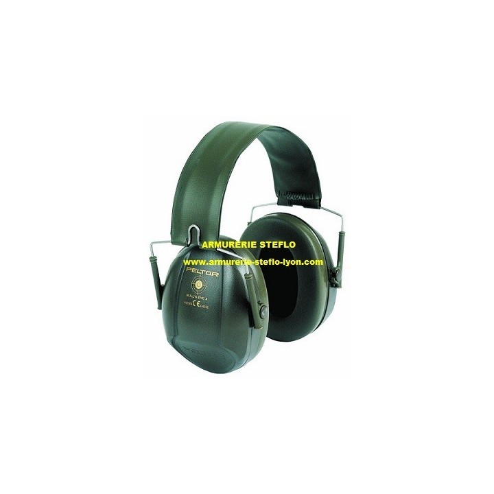 Casque Peltor Bull's Eye I Noir Pliable