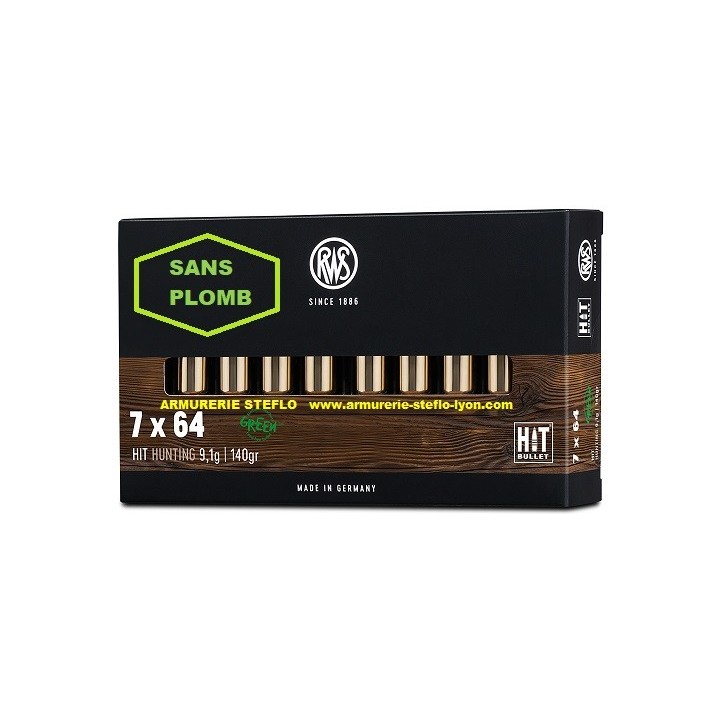 RWS 7x64 Hit 9,1g/140grs - (x20)