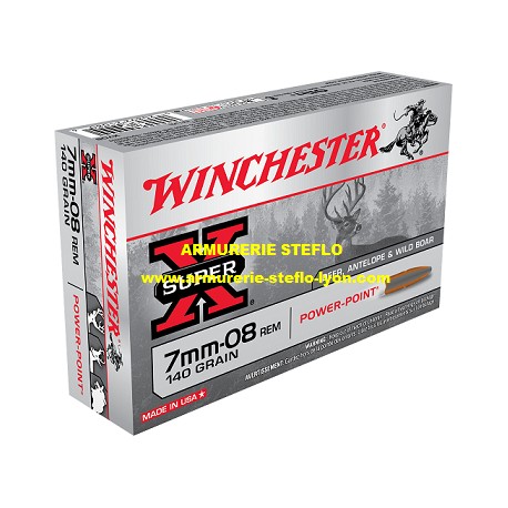 Winchester 7.08R Power Point - 140gr - (x20)