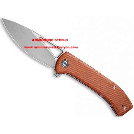 Civivi - Riffle micarta brun