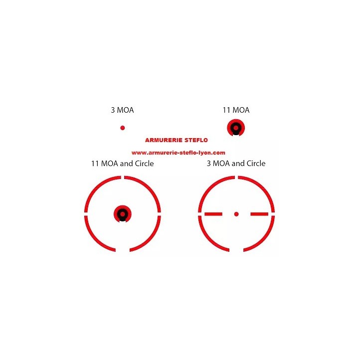 Burris Fastfire IV 3moa  multi réticule + montage picatinny