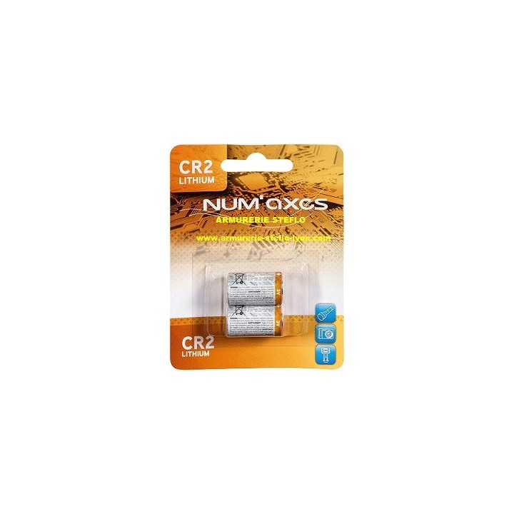 Pile CR2 3V - Num'axes - (x2)
