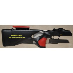 Blaser Carcasse K95 Ultimate cuir rouge/surpiqûre noir + busc rég