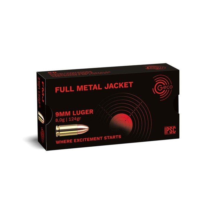 GECO 9 mm munitions-armes-loisir-steflo