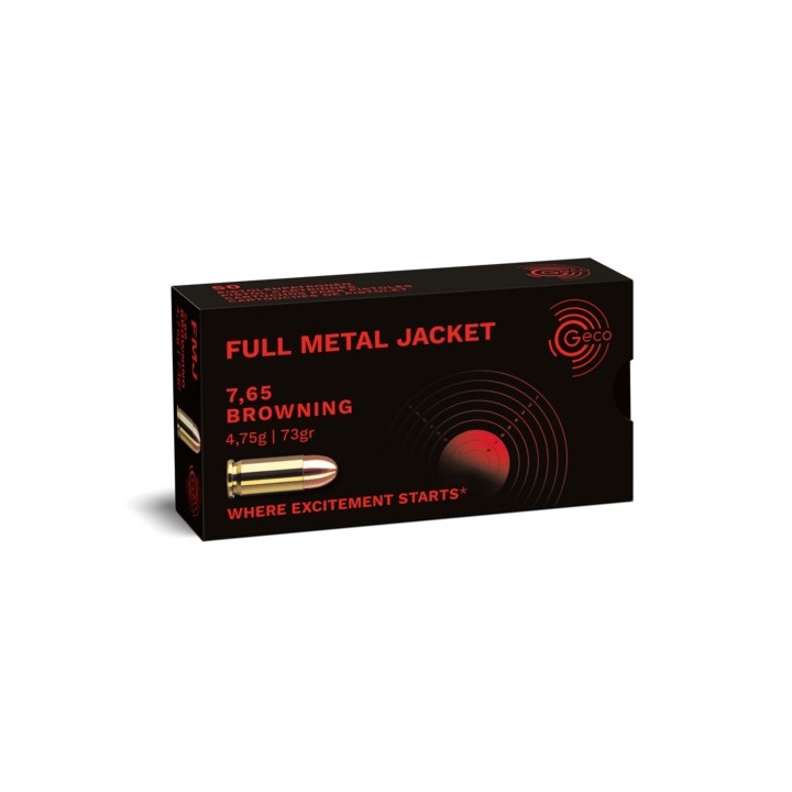 Geco 32 ACP - FMJ - 73grs - (x50)