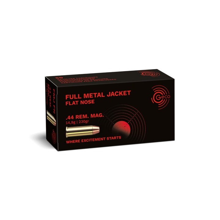 Geco - 44 Mag -  FMJ - 230grs - (x50)
