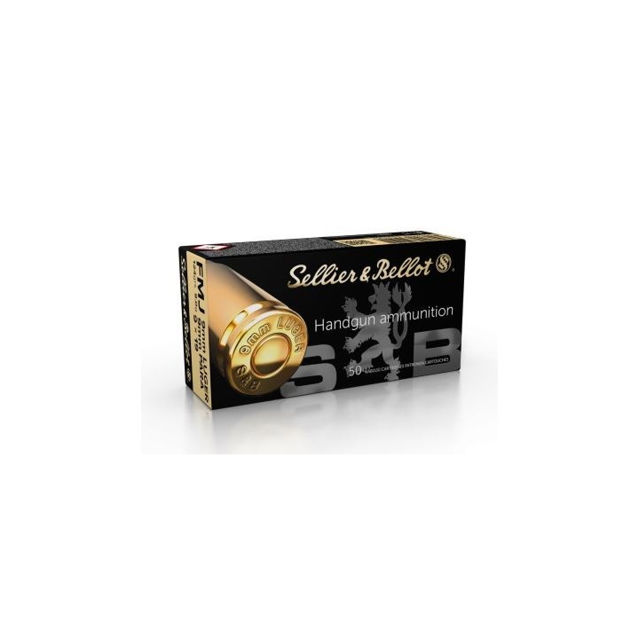 sellier bellot 9mm munitions-armes-loisir-steflo