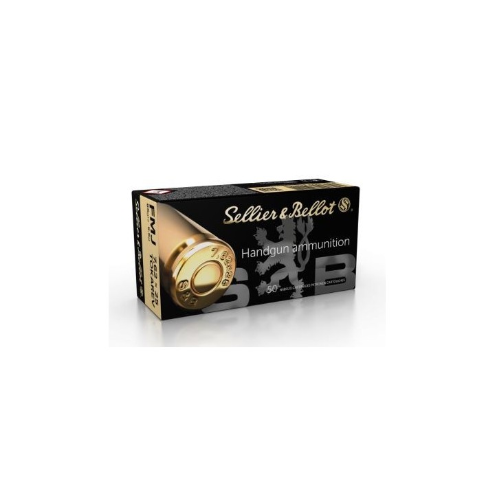Sellier & Bellot - 7,62x25 - FMJ (x50)