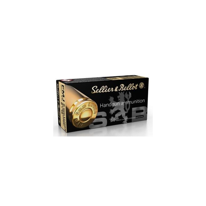 Sellier & Bellot 9x19H Subsonique FMJ - 150grs