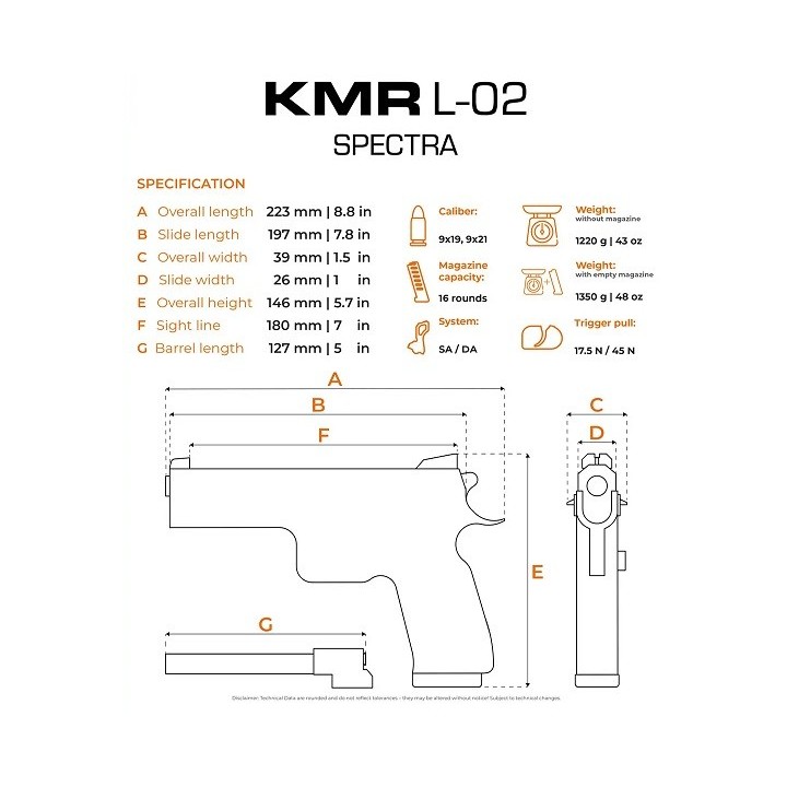 KMR L-02 Spectra 5" OR - 9x19