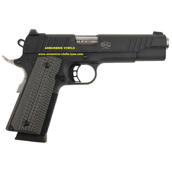 Bul 1911 Government Bull Barel en calibre 45 ACP noir mat.
