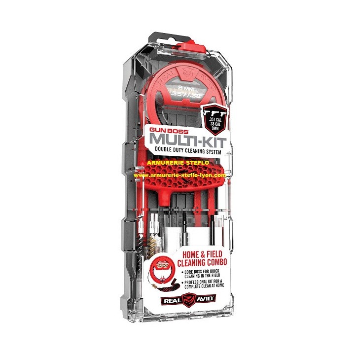 Real Avid Kit Nettoyage Gun BOSS Multi-Kit .357/.38/9mm
