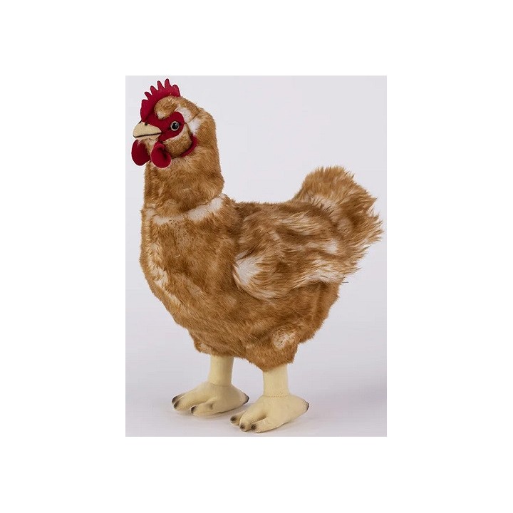 Peluche Poule rousse - 33cm