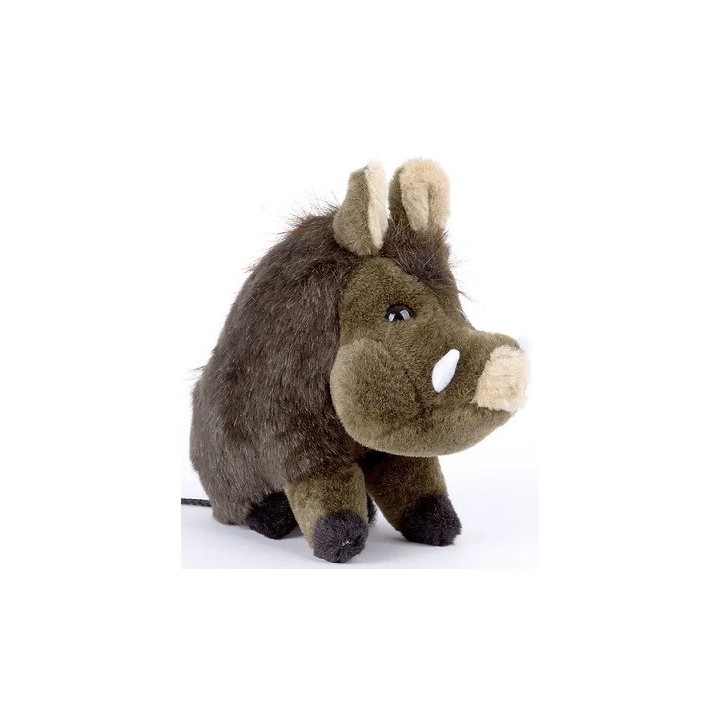 Peluche Sanglier assis - 28cm