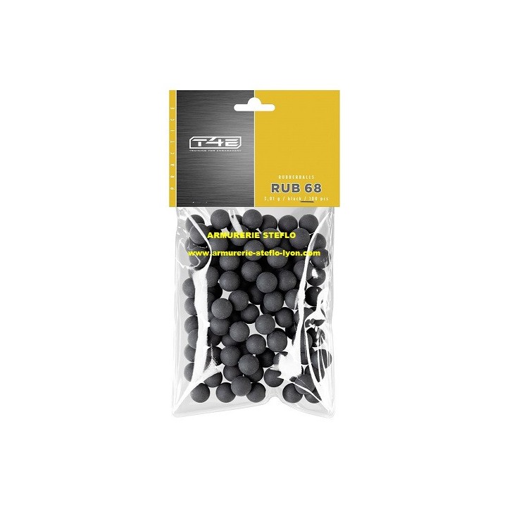 Billes caoutchouc Umarex T4E RUB cal. 68 - 3,01g - (x100)