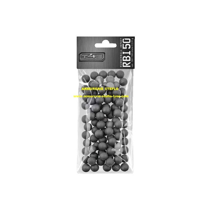 Billes caoutchouc Umarex T4E RBI cal. 50 - 2,91g