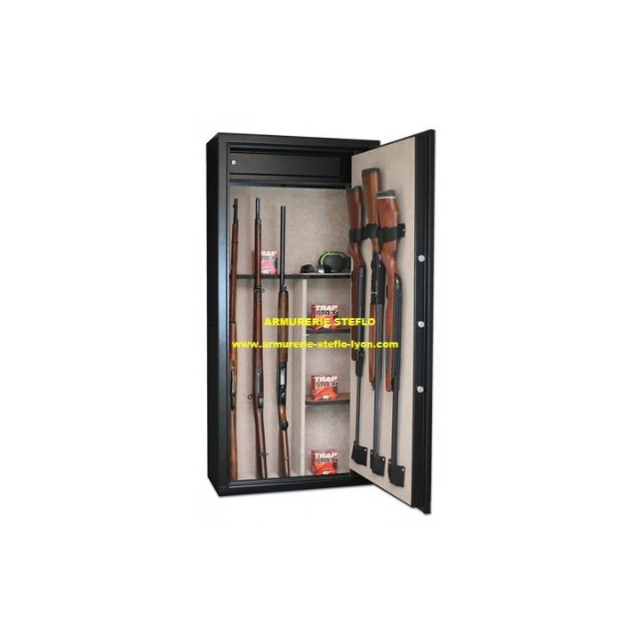 INFAC Coffre Classic 14 armes + coffre intérieur + serrure électronique à code