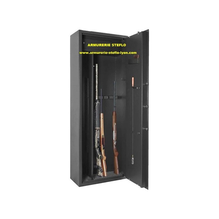 SIFAC Coffre Elite 6/12 armes avec lunettes + coffre int. +étagères-Gaper 6M