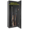 SIFAC Coffre Elite 6/12 armes avec lunettes + coffre int. +étagères-Gaper 6M