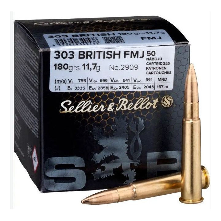 Sellier & Bellot 303 British FMJ Vrac (x50)