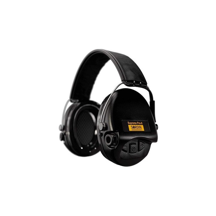 Casque Sordin Supreme Pro X Noir Gel