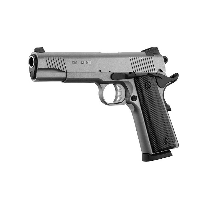Tisas ZIG M 1911 Inox - 5" - 9X19