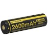 Accu Nitecore 2600mAh - 18650