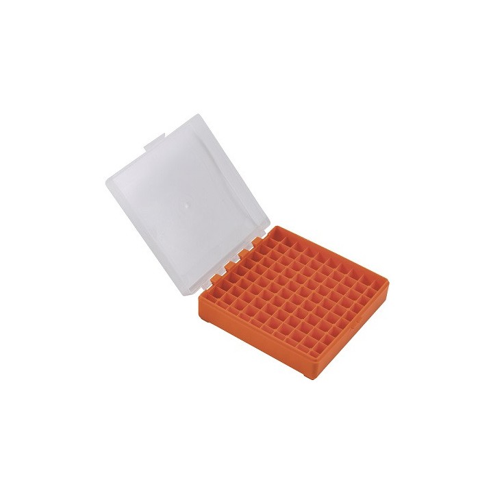 Boite rangement 100 cart. 9x19 - Orange