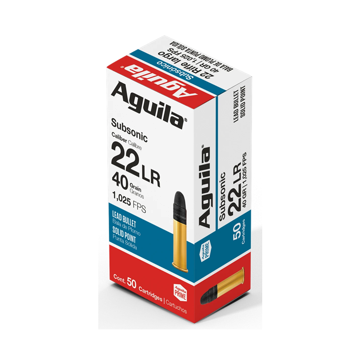 Aguila Subsonique SP 40gr - 22LR - (x50)