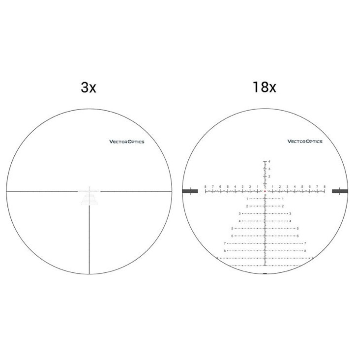 VectorOptics Continental 3-18x50 FFP - VCT - 34mm