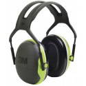 Casque Peltor X 4 Noir/Vert 33 DB