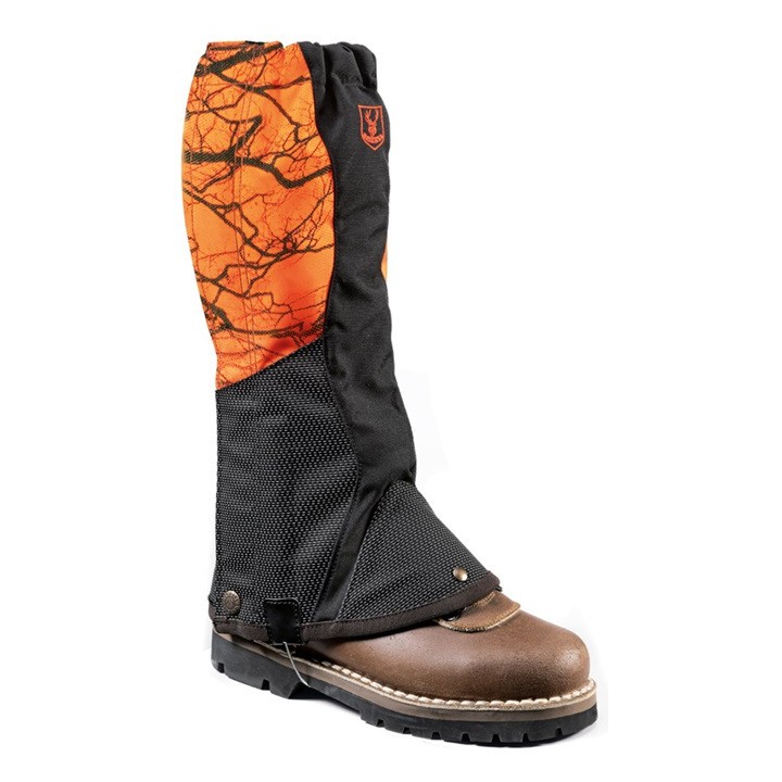 Guêtre orange fluo et noir RISERVA