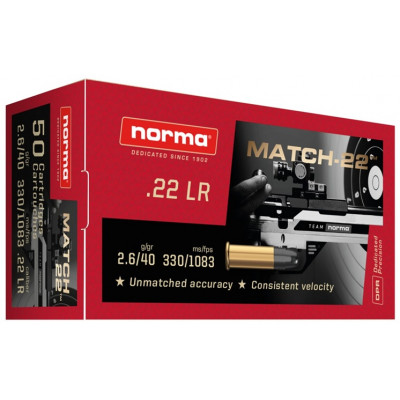 Norma 22LR - MATCH 22 - (x50)