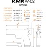 pistolet semi-automatique KMR - W-02 Umbra 4.5 - 9x19