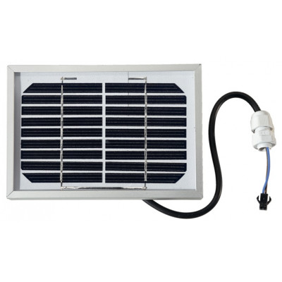 Panneau solaire pour agrainoir automatique 6V

Paneau solaire pour batterie agrainoir.