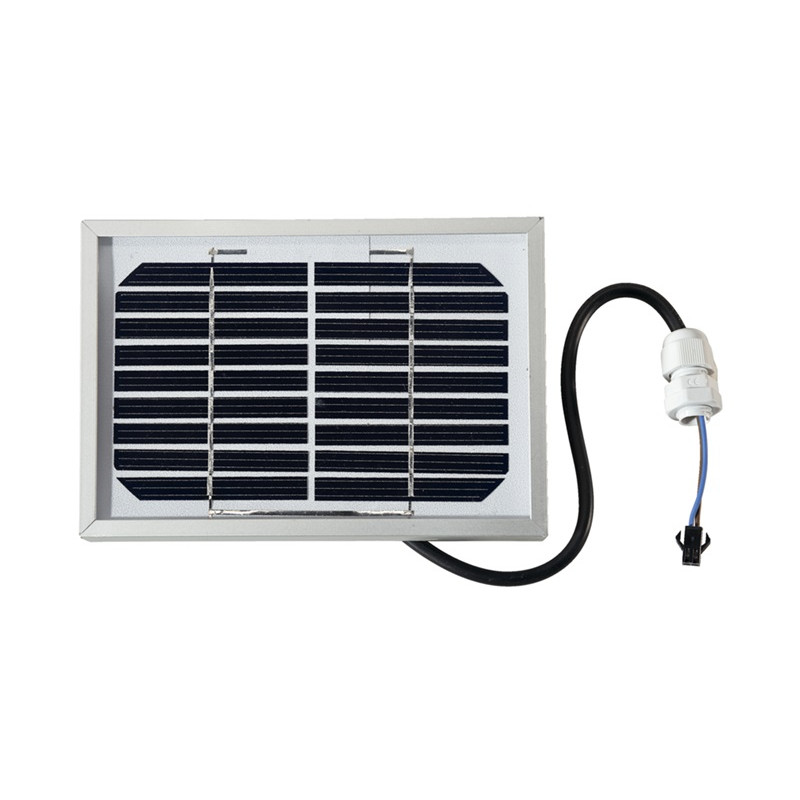 Panneau solaire pour agrainoir automatique 6V

Paneau solaire pour batterie agrainoir.