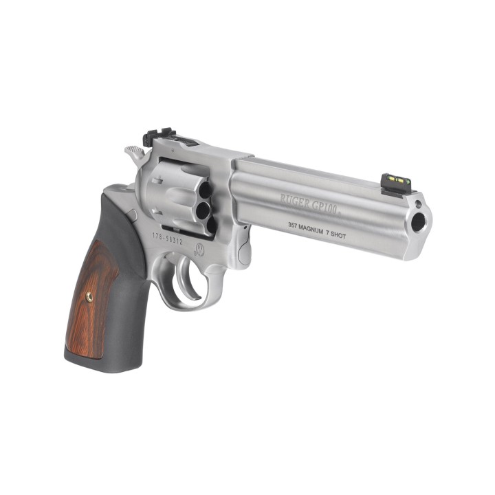 Ruger GP 100 inox 6"- 357 Magnum 7 coups
