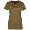 Tee-Shirt femme vert motif PINEWOOD