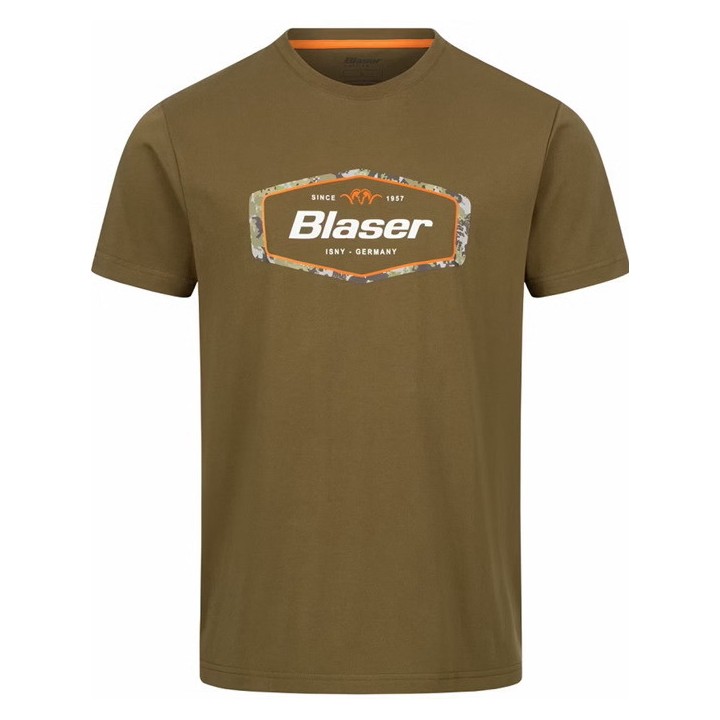 Tee-Shirt Badge kaki T24 BLASER