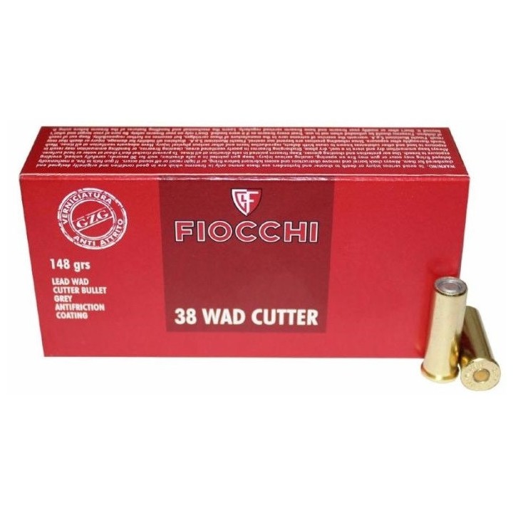 Fiocchi - 38 SP - 148grs LWC - (x50)