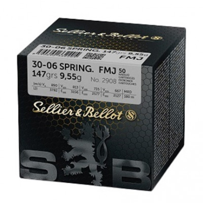Sellier & Bellot 30.06 Sprg - FMJ - 147grs - (x50)