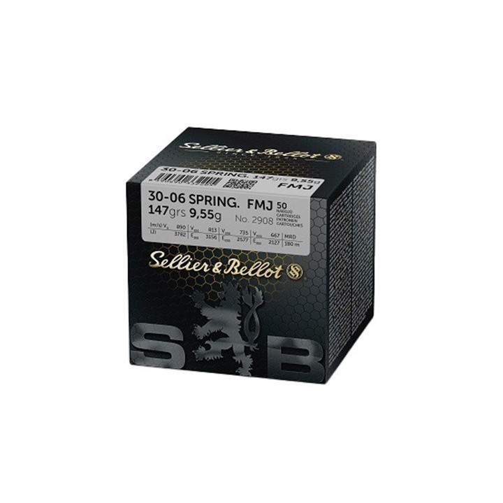 Sellier & Bellot 30.06 Sprg - FMJ - 147grs - (x50)