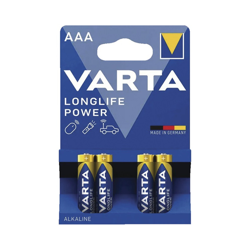 Piles Varta Longlife Power LR03 AAA (x4)